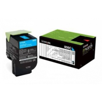 Lexmark Toner-Kit Return Program cyan (80C80C0, 808C)