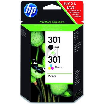 HP Tintendruckkopf cyan/gelb/magenta, schwarz (CR340EE, 301)
