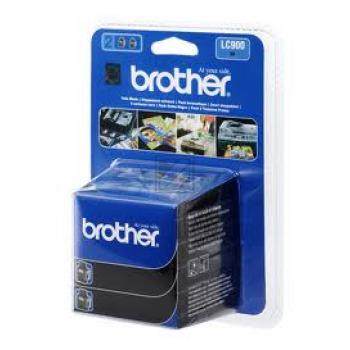 Brother Tintenpatrone 2 x schwarz (LC-900BKBP2)