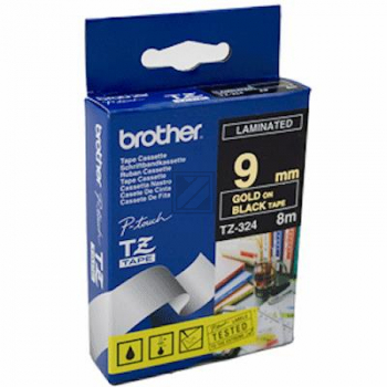 Brother Schriftbandkassette schwarz/weiß (TZE-324)