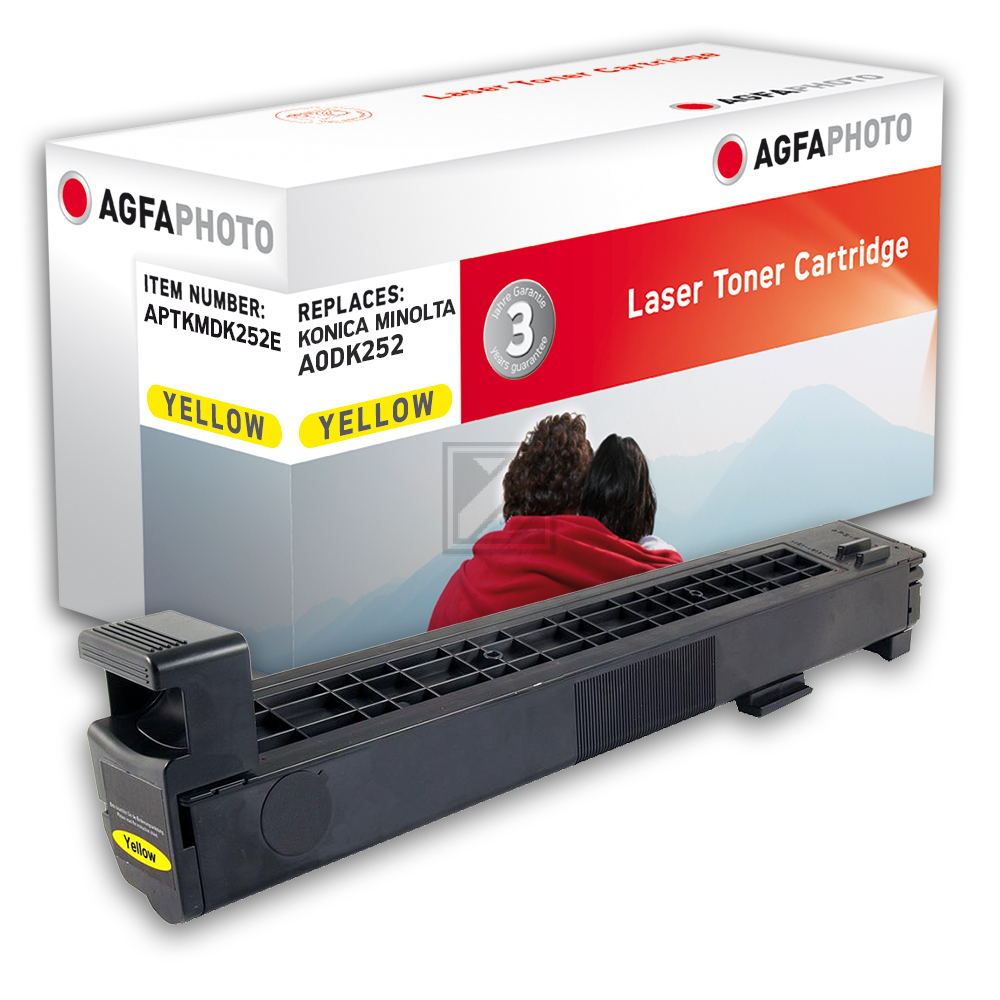 Agfaphoto Toner-Kit gelb HC (APTKMDK252E) ersetzt A0DK252
