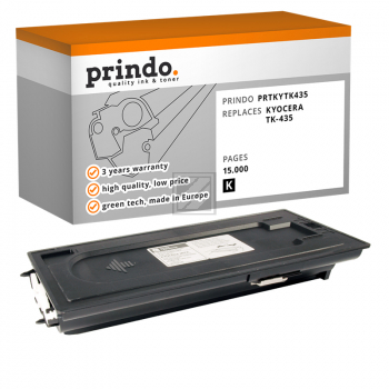 Prindo Toner-Kit schwarz (PRTKYTK435) ersetzt TK-435
