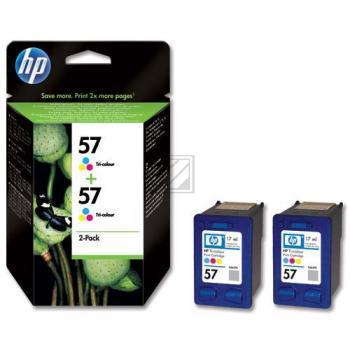 HP Tintendruckkopf 2 x cyan/gelb/magenta HC (C9503AE#301, 57)