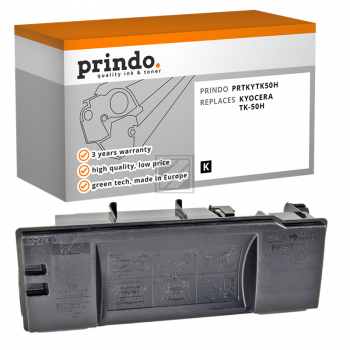 Prindo Toner-Kit schwarz HC (PRTKYTK50H) ersetzt TK-50H