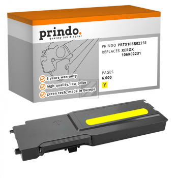 Prindo Toner-Kit gelb HC (PRTX106R02231) ersetzt 106R02231