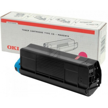 OKI Toner-Kit magenta HC (42127402, TYPE-C6)
