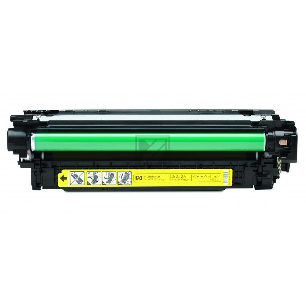 HP Toner-Kartusche Contract (nur für Vertragskunden) gelb (CE252YC, 504A)