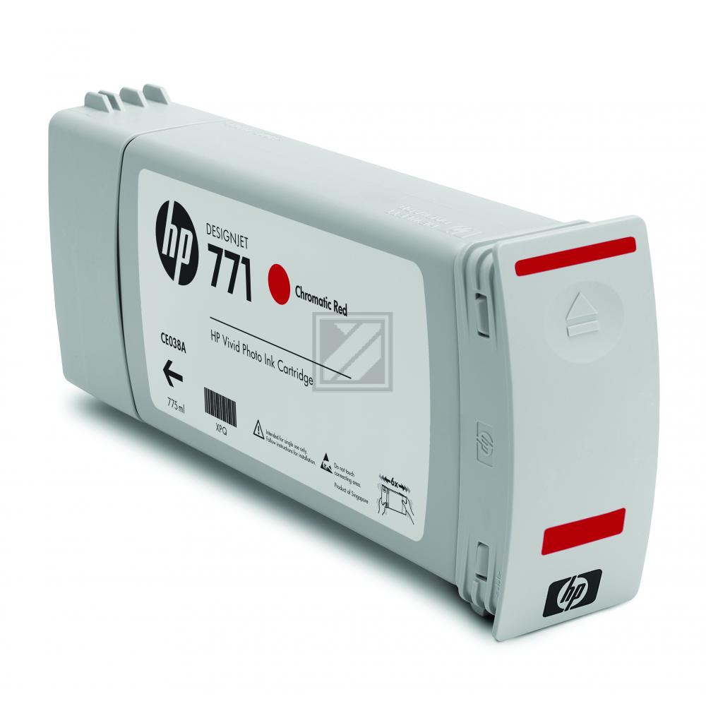 HP Tintenpatrone chromatic rot (CE038A, 771)