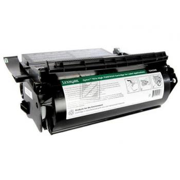 Lexmark Toner-Kartusche refurbished schwarz HC (12A5340)