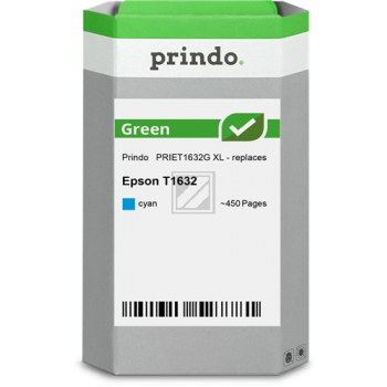 Prindo Tintenpatrone (Green) cyan HC (PRIET1632G) ersetzt T1632
