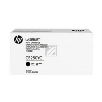 HP Toner-Kartusche Contract (nur für Vertragskunden) schwarz HC (CE250YC, 504Y)