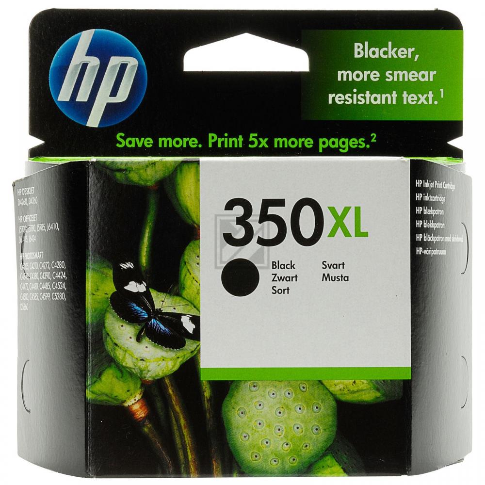 HP Tintendruckkopf schwarz HC (CB336EE, 350XL)