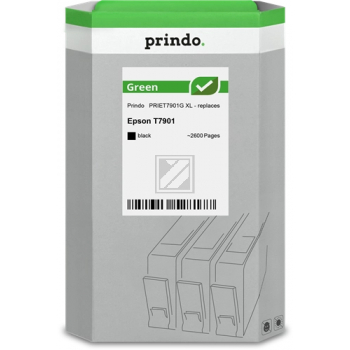 Prindo Tintenpatrone (Green) schwarz HC (PRIET7901G) ersetzt T7901