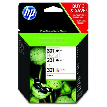 HP Tintendruckkopf cyan/gelb/magenta, 2 x schwarz (E5Y87EE, 301)