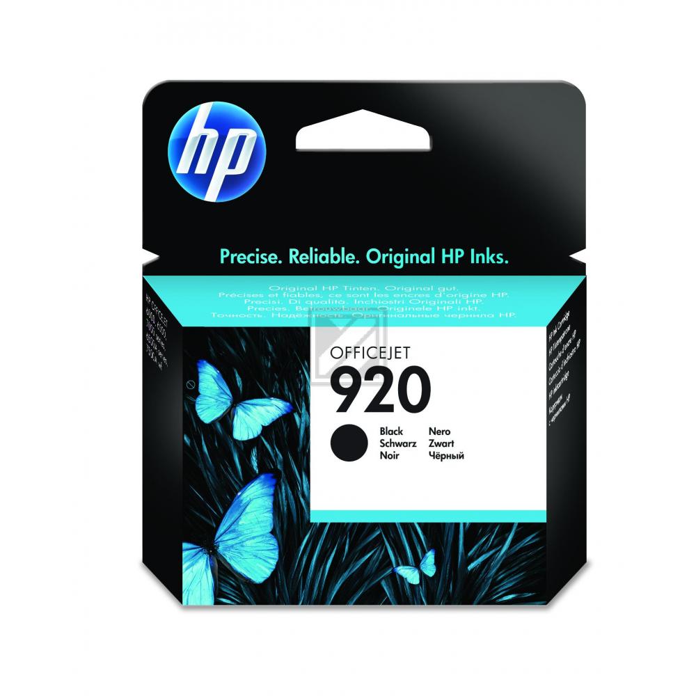 HP Tintenpatrone schwarz (CD971AE#301, 920)
