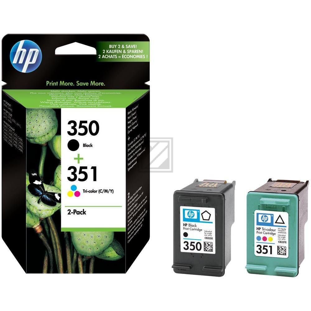 HP Tintendruckkopf cyan/gelb/magenta (SD412EE#301, 350, 351)