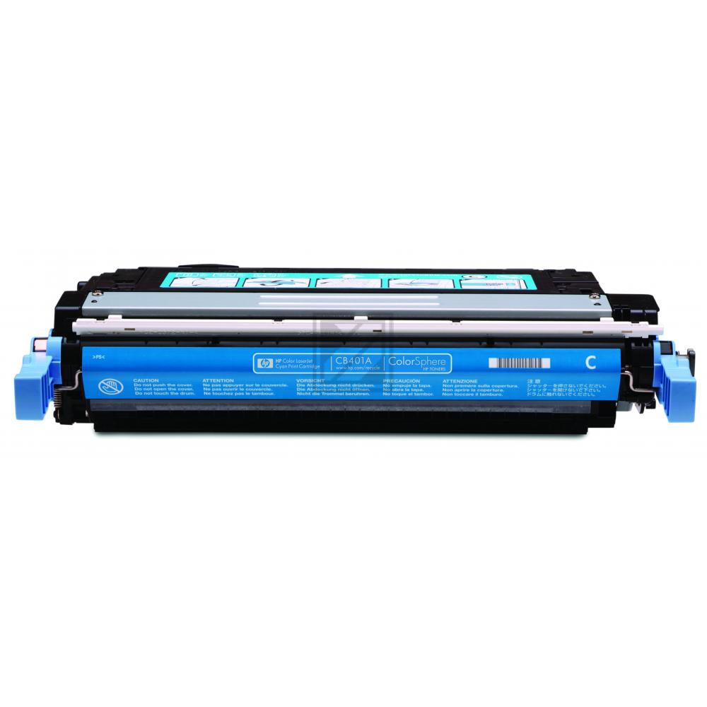 HP Toner-Kartusche cyan (CB401A, 642A)