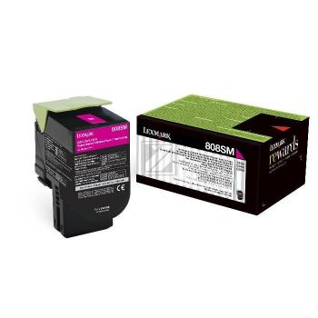 Lexmark Toner-Kit Return Program magenta (80C8SM0, 808SM)