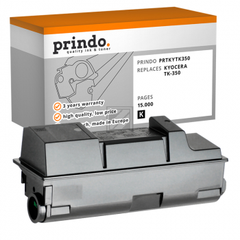 Prindo Toner-Kit schwarz (PRTKYTK350) ersetzt TK-350