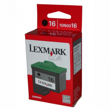 Lexmark Tintendruckkopf schwarz HC (10N0016BL, 16)