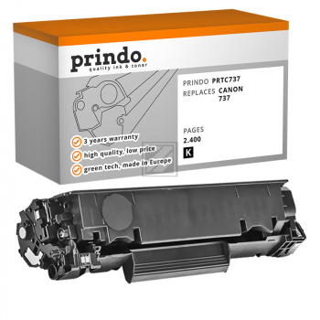 Prindo Toner-Kit schwarz (PRTC737) ersetzt 0737