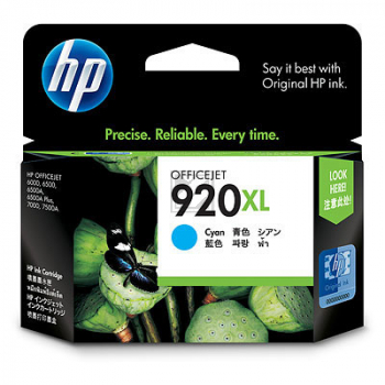 HP Tintenpatrone cyan HC (CD972AE#BGX, 920XL)