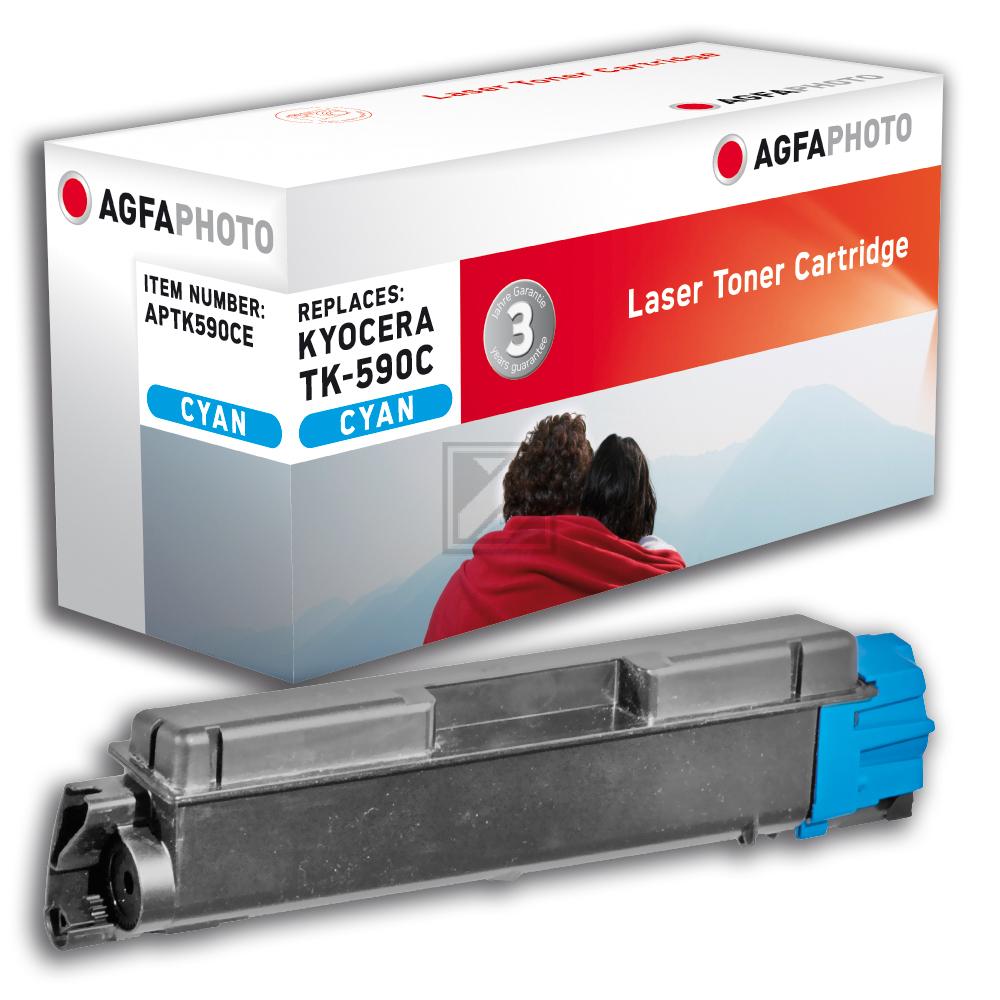 Agfaphoto Toner-Kit cyan (APTK590CE) ersetzt TK-590C, TK-C4726