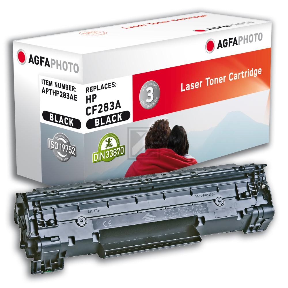 Agfaphoto Toner-Kartusche schwarz (APTHP283AE) ersetzt 83A