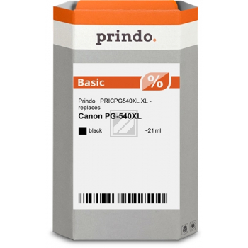 Prindo Tintenpatrone (Basic) schwarz HC (PRICPG540XL) ersetzt PG-540XL