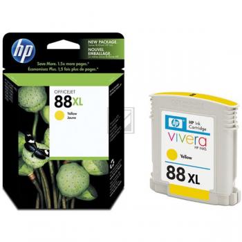HP Tintenpatrone gelb HC (C9393AE#301, 88XL)