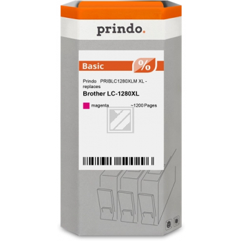 Prindo Tintenpatrone (Basic) magenta HC (PRIBLC1280XLM) ersetzt LC-1280XLM