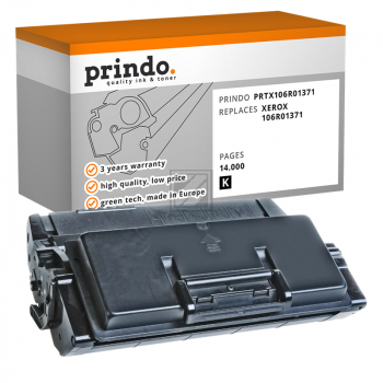 Prindo Toner-Kartusche schwarz HC (PRTX106R01371) ersetzt 106R01371