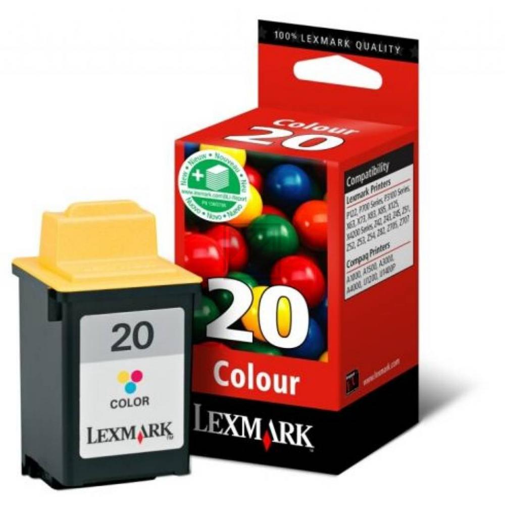 Lexmark Tintendruckkopf cyan/gelb/magenta HC (15MX120, 20)