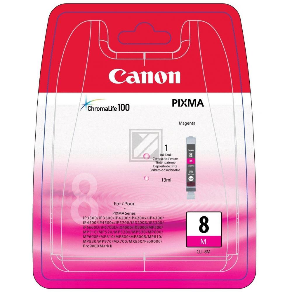 Canon Tintenpatrone magenta (0622B026, CLI-8M)