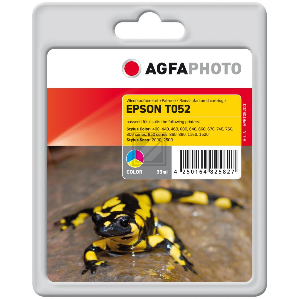 Agfaphoto Tintenpatrone (Universal) cyan/gelb/magenta (APET052CD) ersetzt T0520