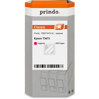 Prindo Tintenpatrone (Classic) magenta HC (PRIET3473) ersetzt T3473