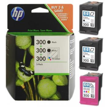 HP Tintendruckkopf cyan/gelb/magenta, 2 x schwarz HC (SD518AE, 300)