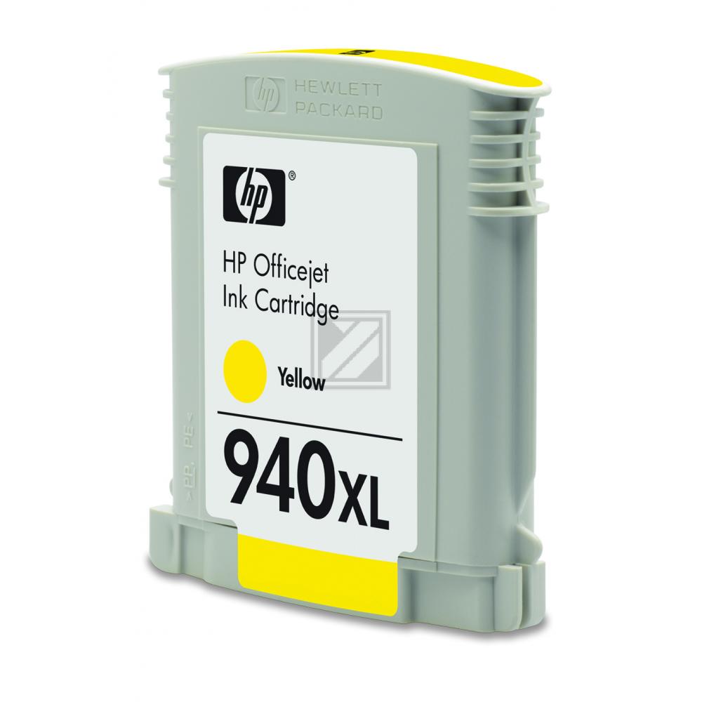 HP Tintenpatrone gelb HC (C4909AE, 940XL)