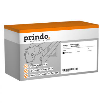 Prindo Toner-Kit schwarz (PRTC729BK) ersetzt 729