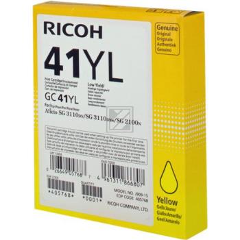 Ricoh Gel-Kartusche gelb (405768, GC-41Y)