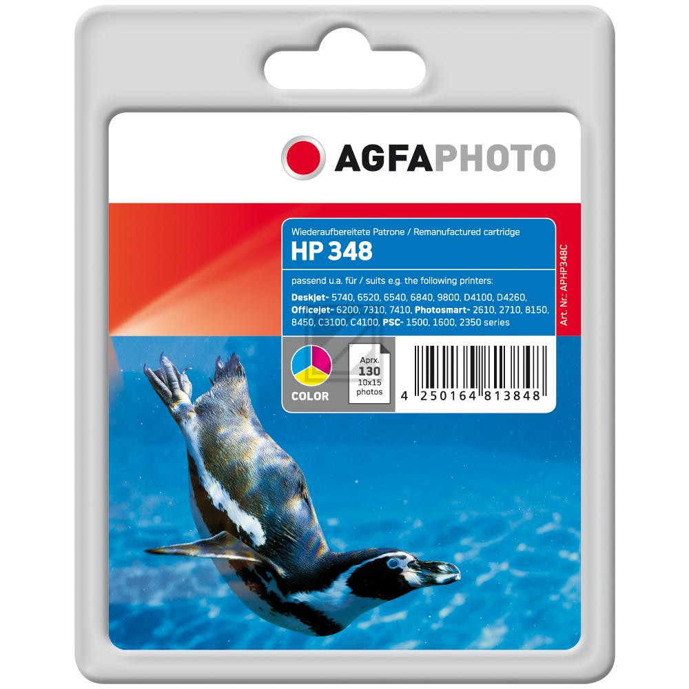 Agfaphoto Tintendruckkopf cyan/gelb/magenta (APHP348C) ersetzt 348