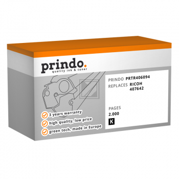 Prindo Toner-Kit schwarz (PRTR406094) ersetzt SP-C220E
