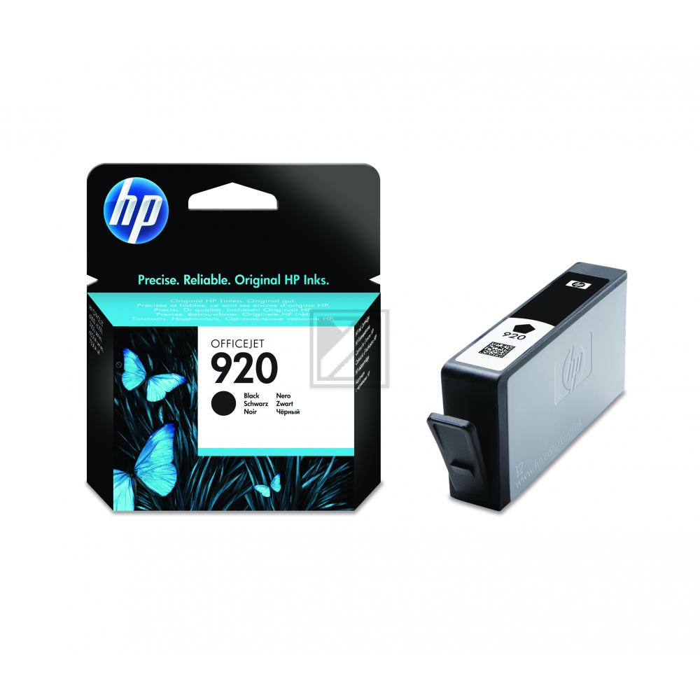 HP Tintenpatrone schwarz (CD971AE#BGY, 920)