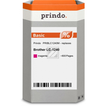 Prindo Tintenpatrone (Basic) magenta (PRIBLC1240M) ersetzt LC-1240M