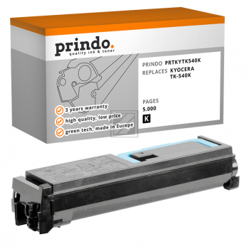 Prindo Toner-Kit schwarz (PRTKYTK540K) ersetzt TK-540K