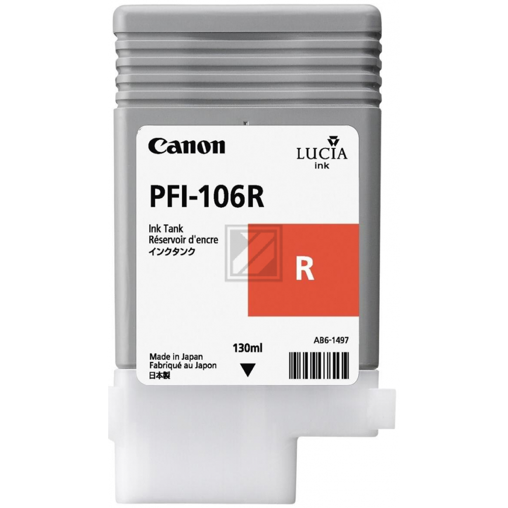 Canon Tintenpatrone rot (6627B001AA, PFI-106R)