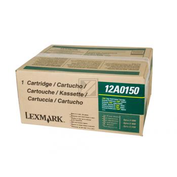 Lexmark Toner-Kartusche schwarz HC (12A0150)