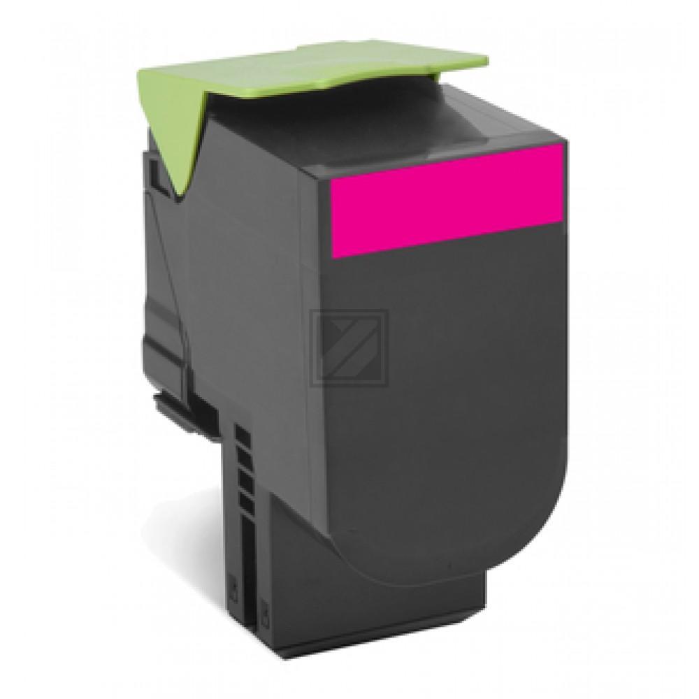 Lexmark Toner-Kit Return Program magenta HC plus (80C8XM0, 808XM)