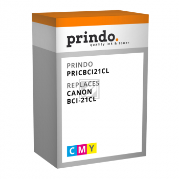 Prindo Tintenpatrone cyan/gelb/magenta (PRICBCI21CL) ersetzt BCI-21C