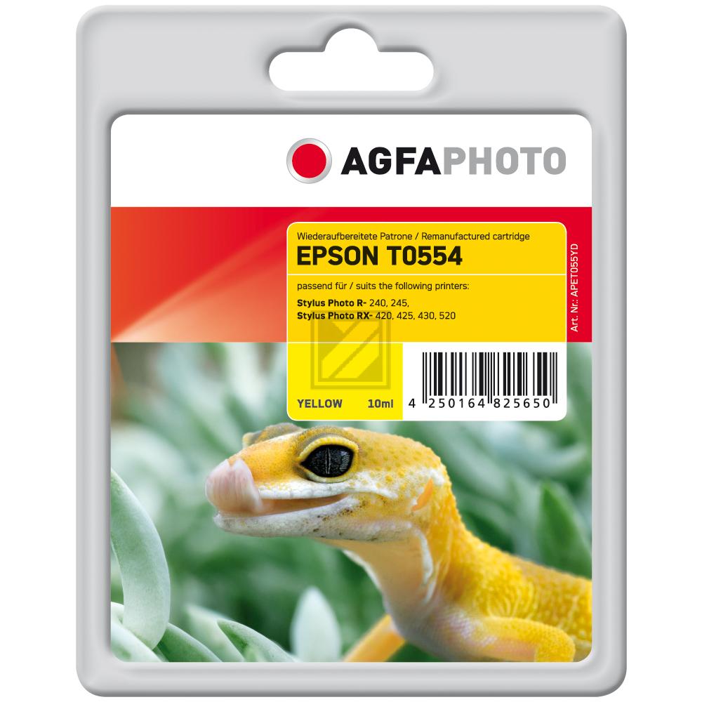 Agfaphoto Tintenpatrone gelb (APET055YD) ersetzt T0554